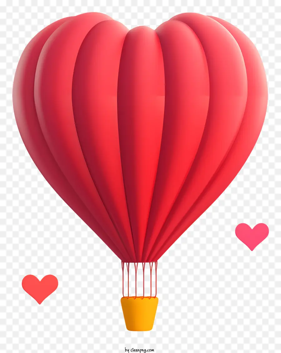 Montgolfière，Rouge PNG