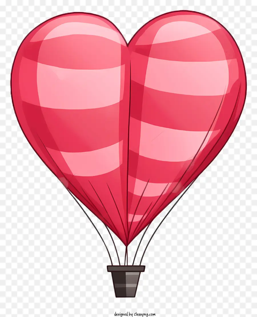 Montgolfière，Ballon Coeur PNG