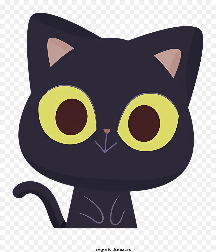 Chat Noir，Chat De Dessin Animé PNG