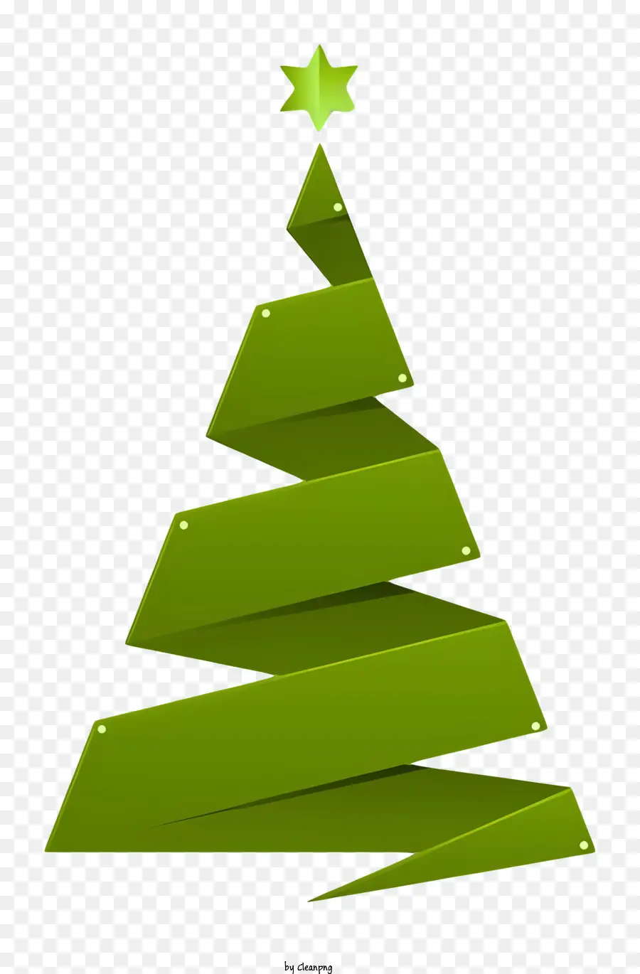 Le Vert De L'arbre De Noël，étoile D'arbre PNG