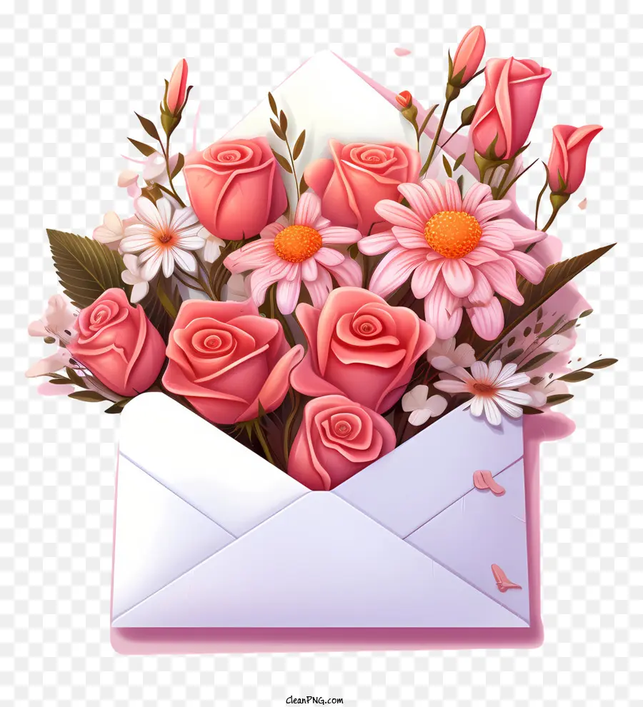 Bouquet，Les Roses Roses PNG