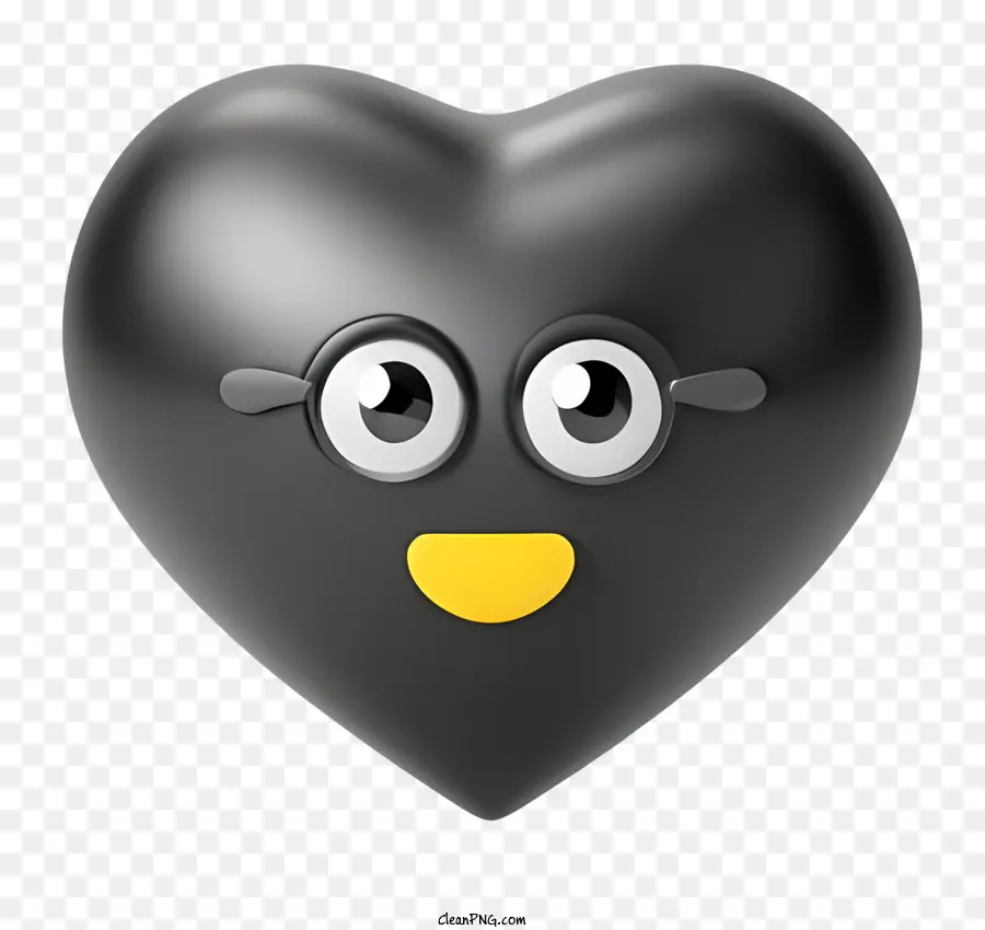 Coeur Noir，Émoticône PNG