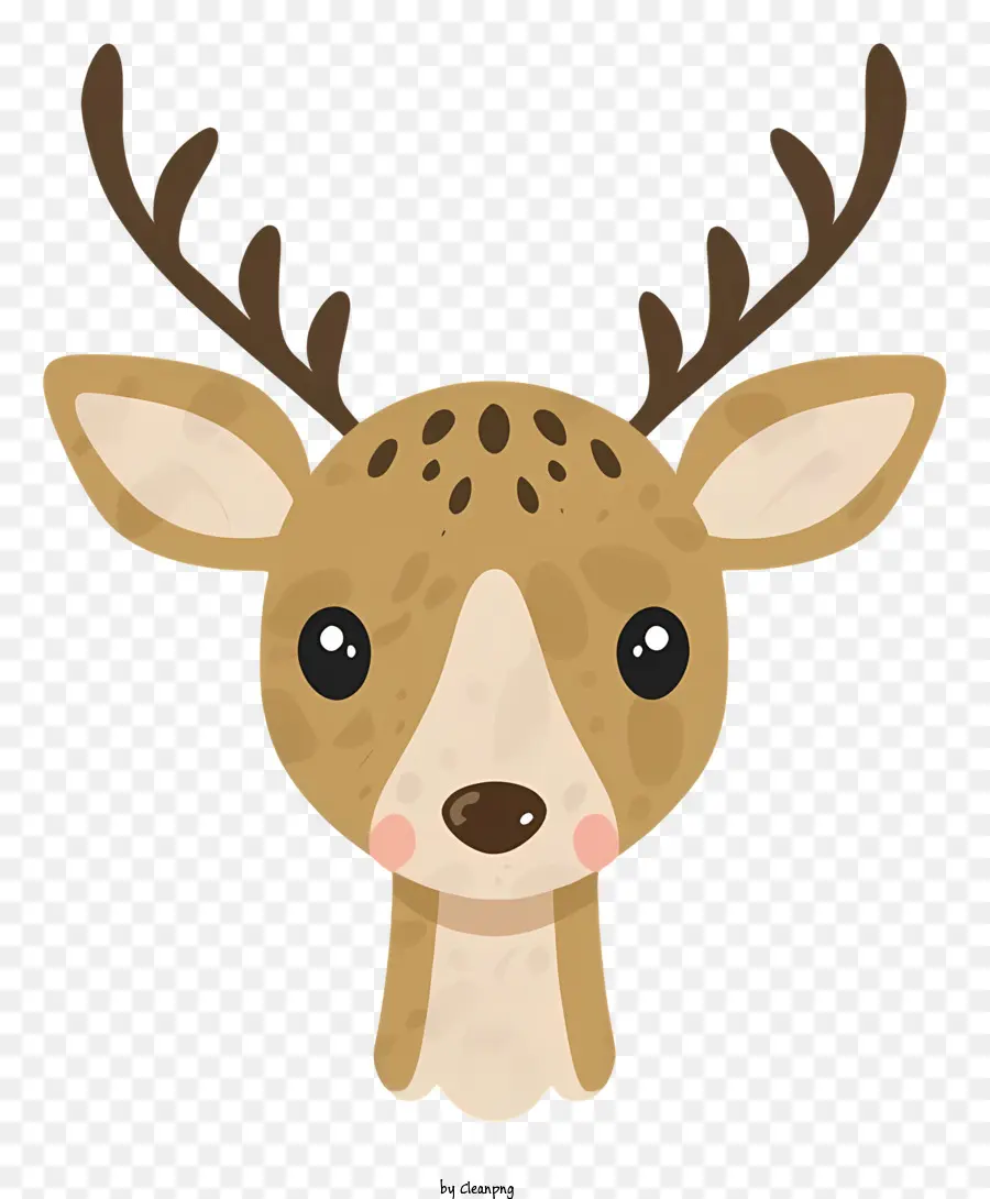 Tête De Cerf，Illustration De Cerf PNG