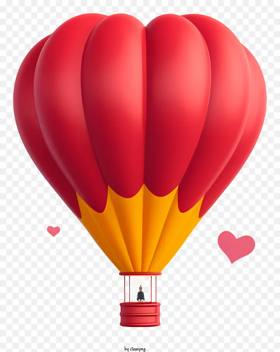 Montgolfière，Ballon Coeur PNG