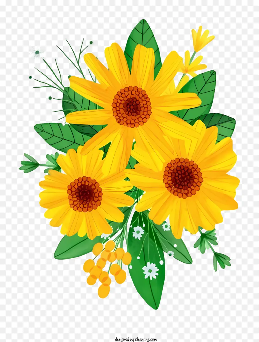 Tournesols，Fleurs PNG