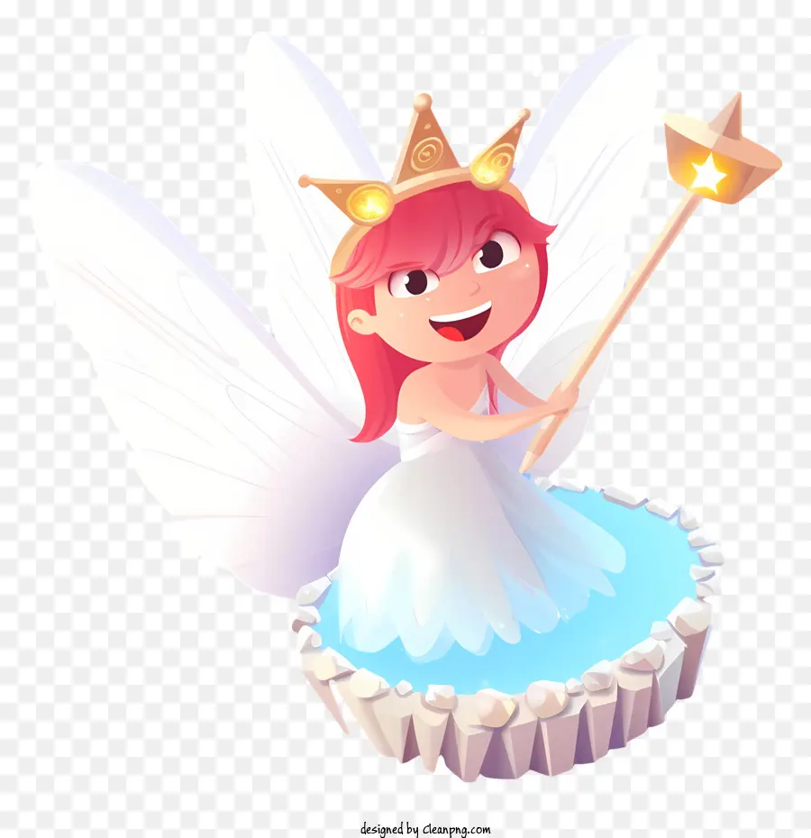 Dessin Animé Fairy，Fée Couronnée PNG