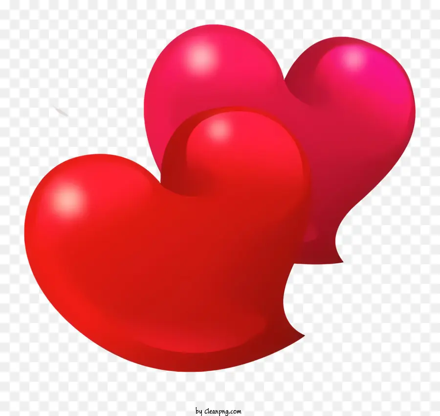 Heartshaped Ballons，Les Ballons Rouges PNG