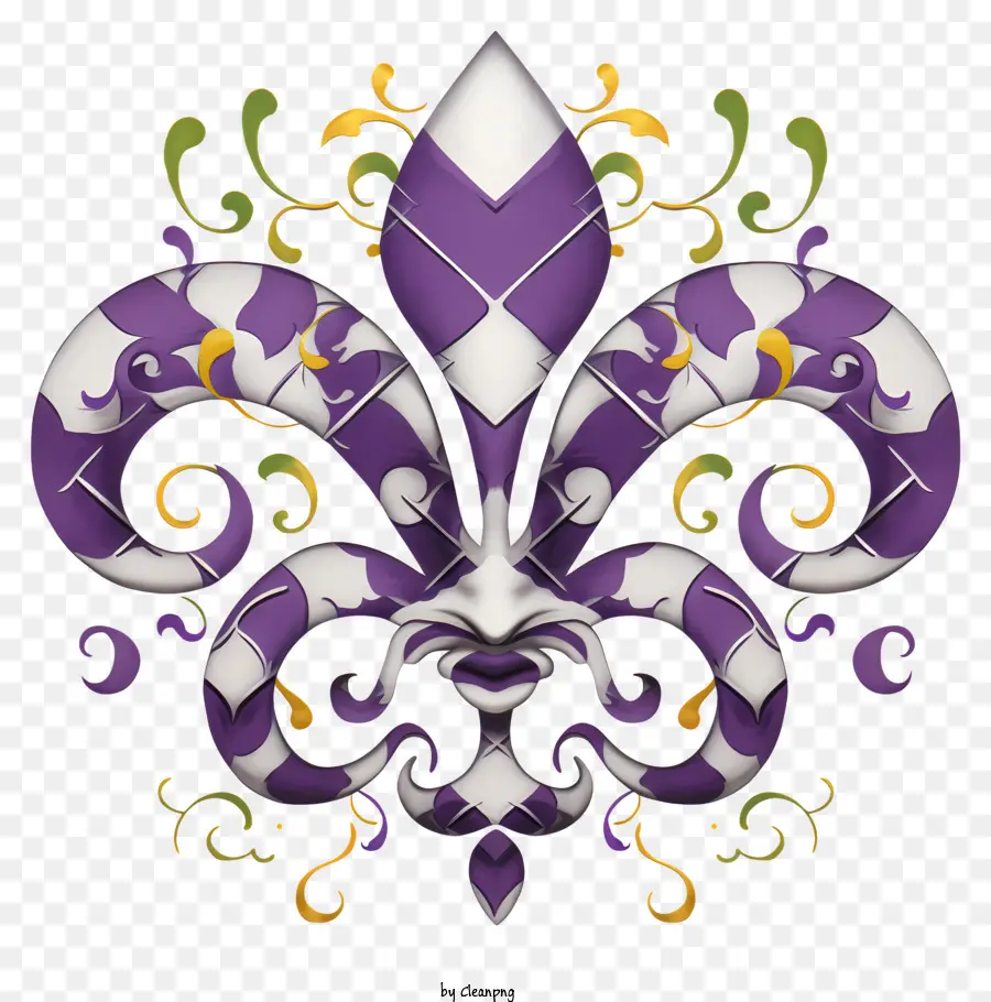 Fleur De Lys，Fleur De Lys Violette PNG