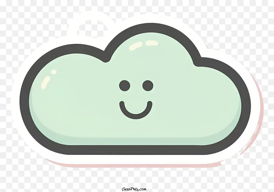 Nuage De Dessin Animé，Nuage Souriant PNG