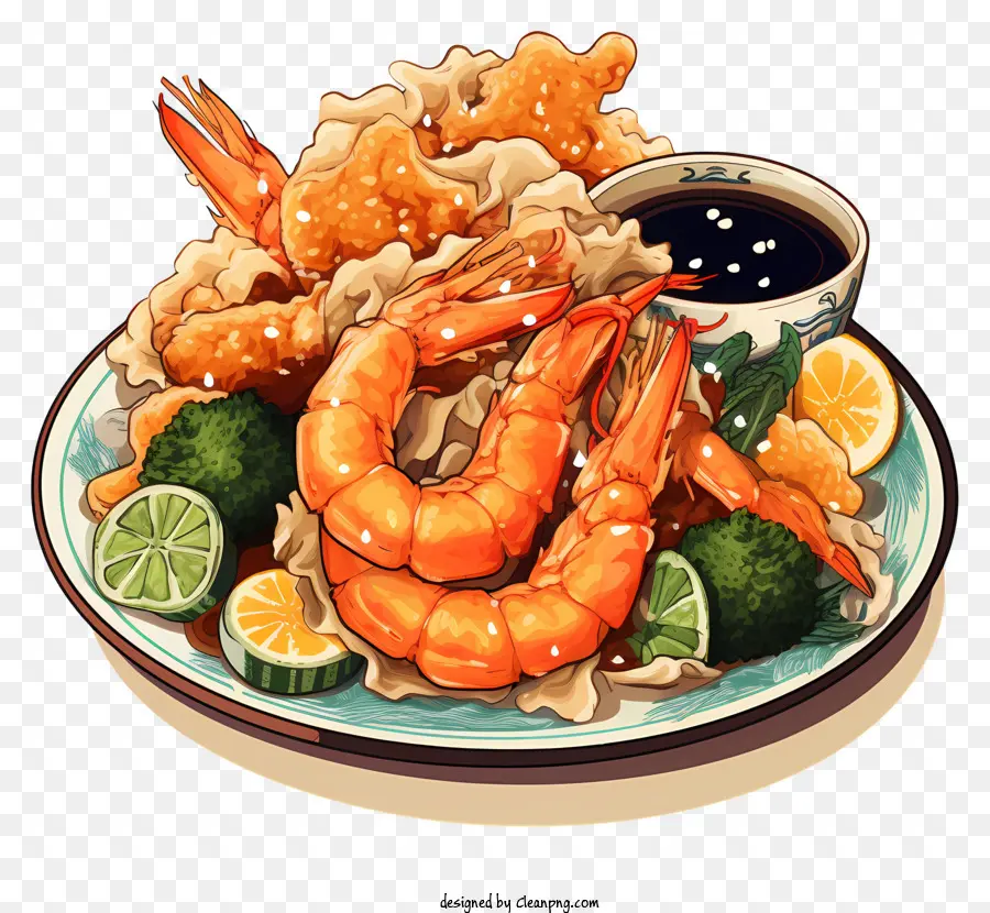 Crevette，Crevettes Tempura PNG