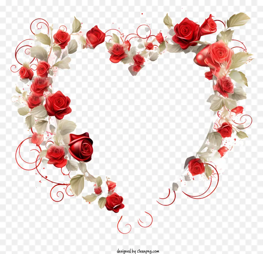 Coeur，Les Roses Rouges PNG