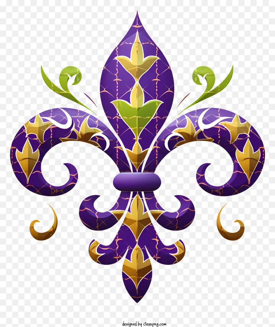 Motif Fleur De Lys Stylisé，Fleur De Lys PNG