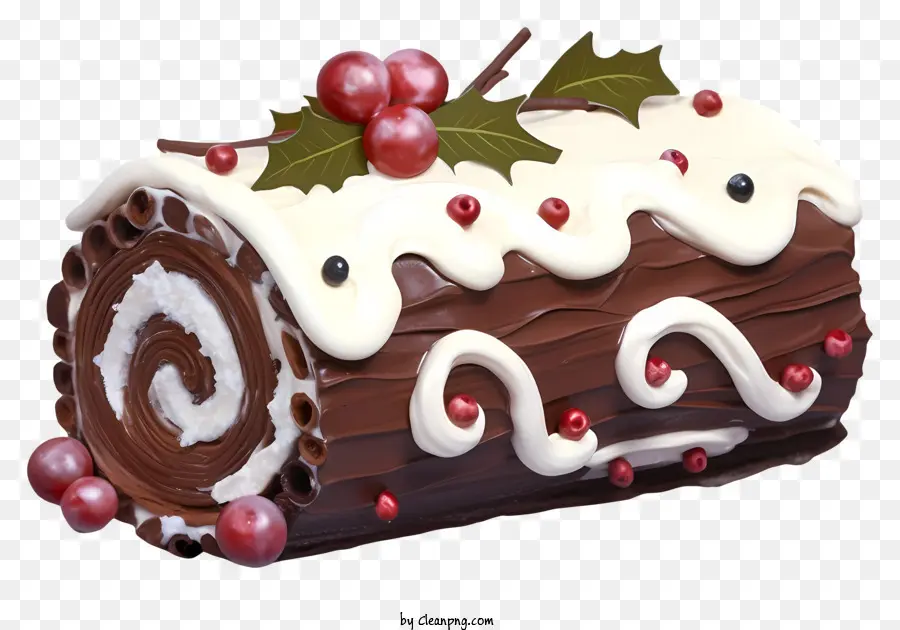 Pâte De Noël，Rouleau De Chocolat PNG