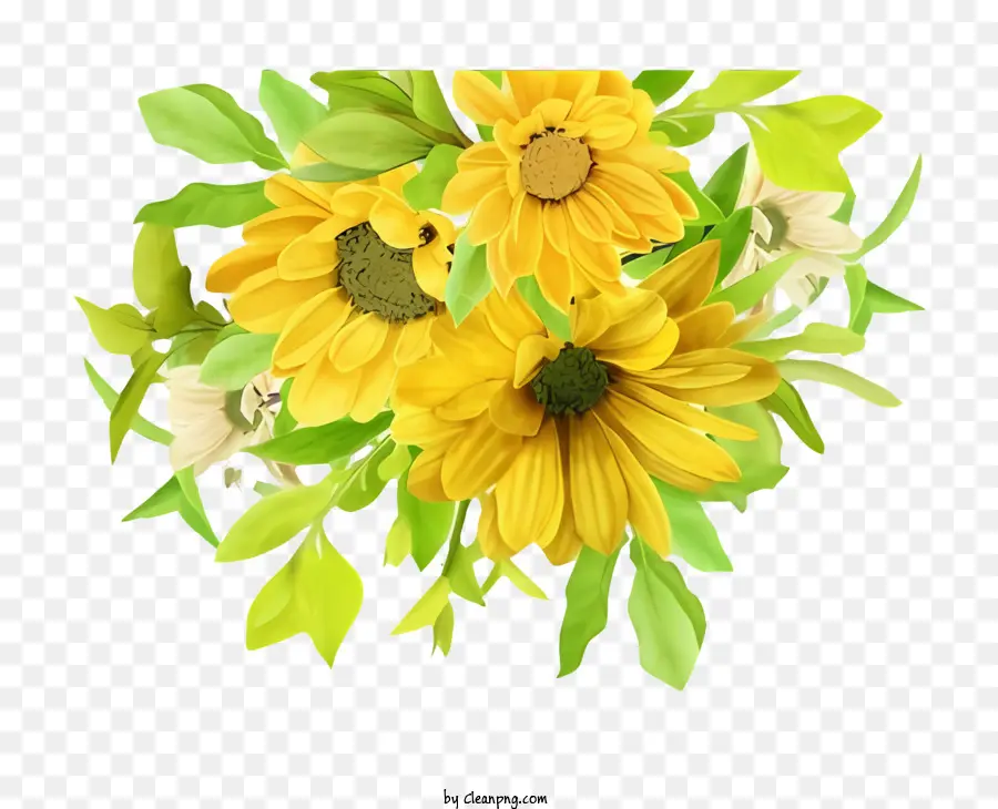 Peinture，Tournesols PNG