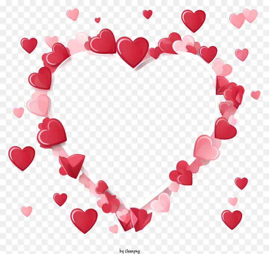 Le Jour De Valentines，Heartshaped Cadre PNG
