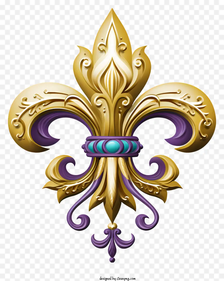 Fleur De Lys Dorée，Fleur De Lys PNG