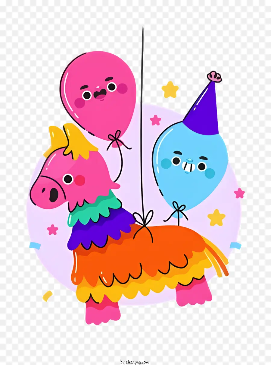 Décorations De Fête，Pinata Et Ballons PNG