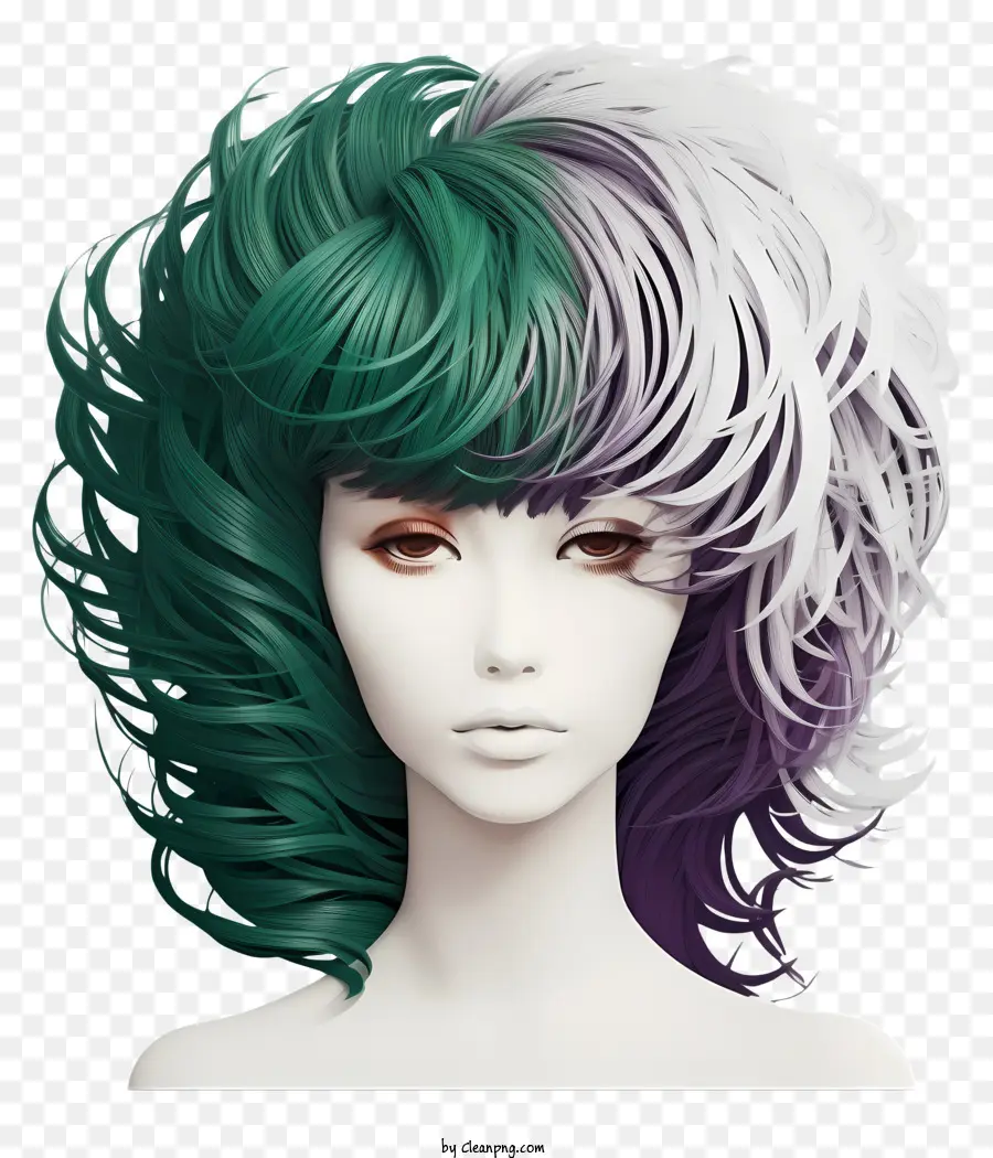 Cheveux Longs，Cheveux Bouclés PNG