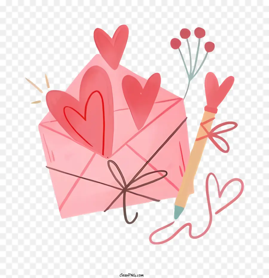 Saint Valentin，Lettre D'amour PNG