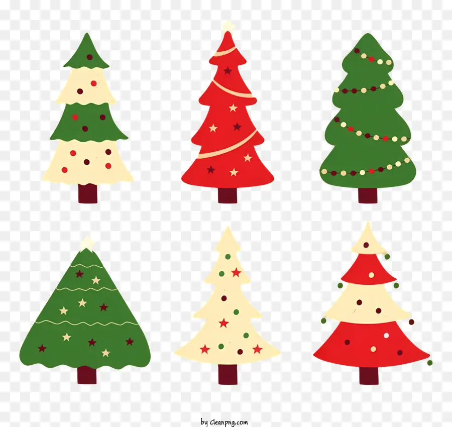 Les Arbres De Noël，Les Décorations De L'arbre PNG