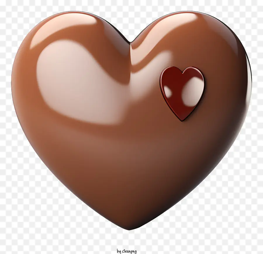 Chocolat Coeur，Coeur Rouge PNG