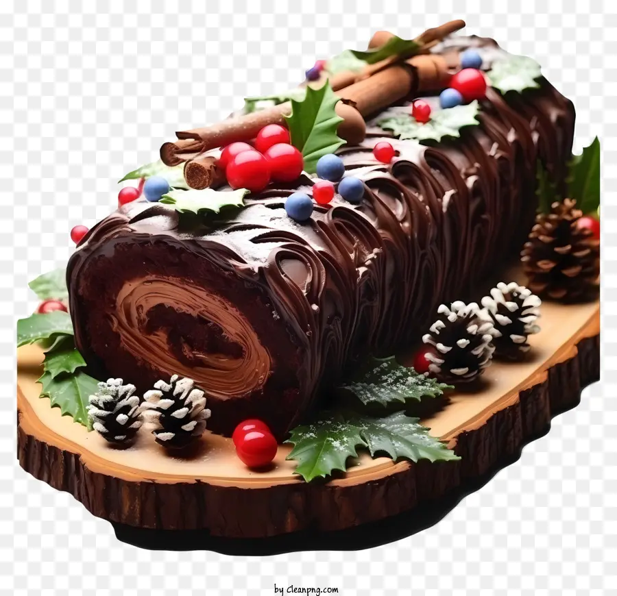 Gâteau Au Chocolat，Planche De Bois PNG