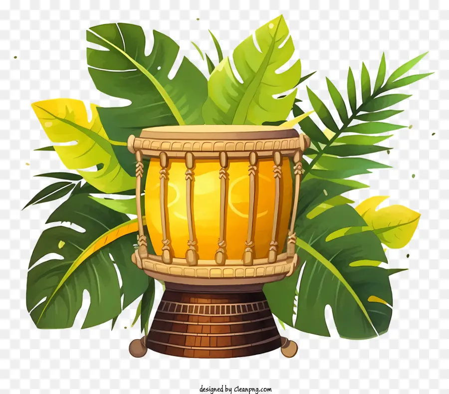 Tambour Tropical，Tambour Décoratif PNG