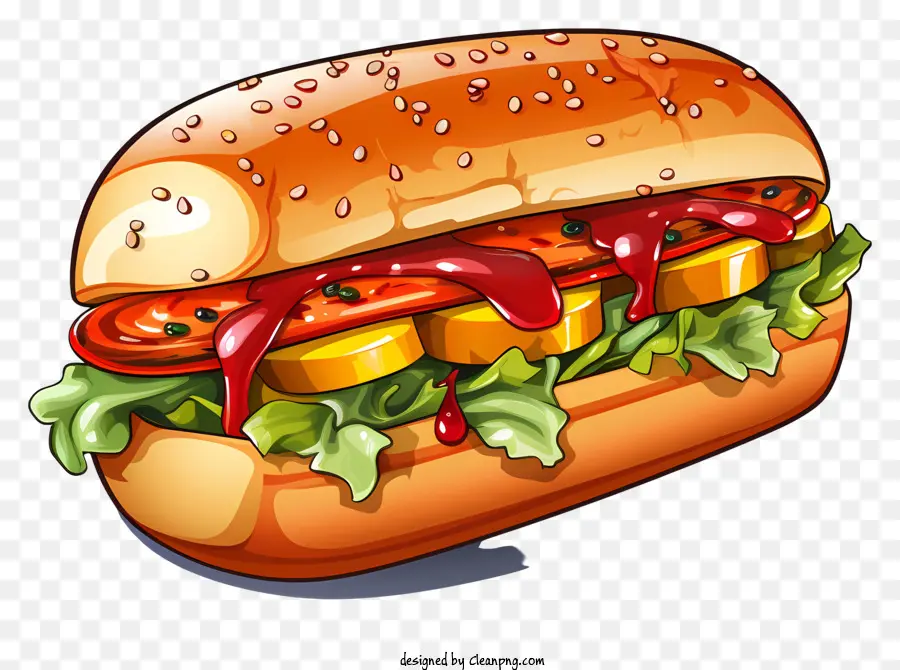 Hamburger，Restauration Rapide PNG