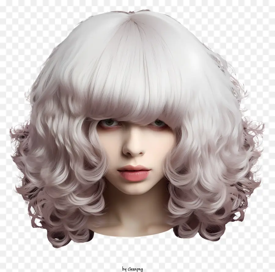 Cheveux Blancs，Cheveux Longs PNG