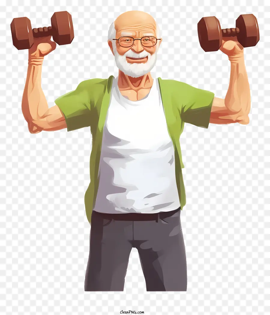 Fitness âgé，Le Vieillissement Gracieusement PNG
