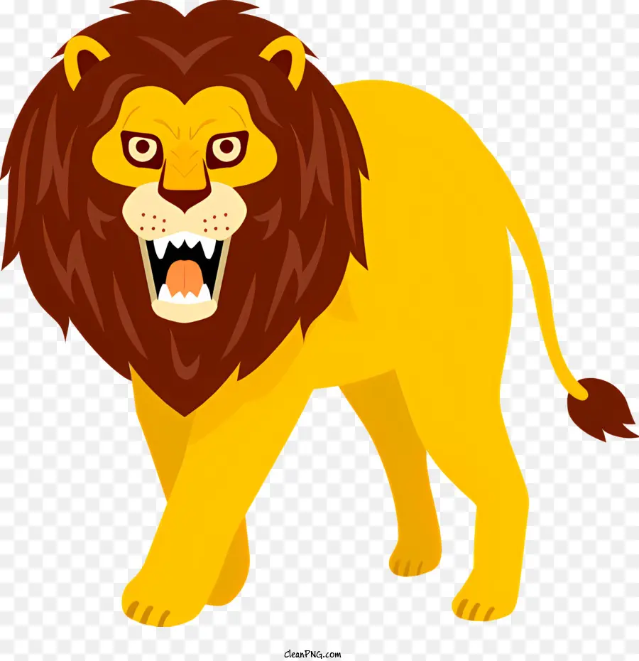 Lion，Mammifère Majestueux PNG