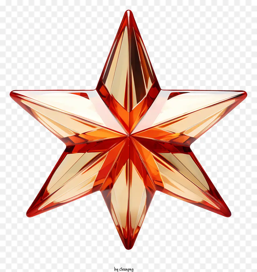 étoile De Cristal，étoile D'or PNG