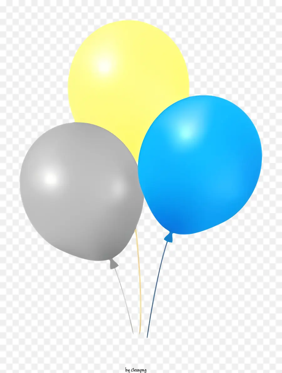 Ballons，Ballons Bleus PNG