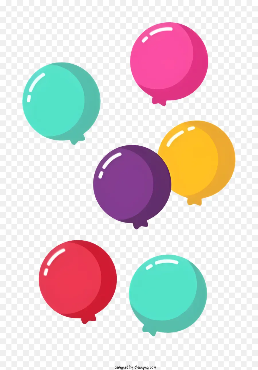 Ballons Colorés，Ballons PNG