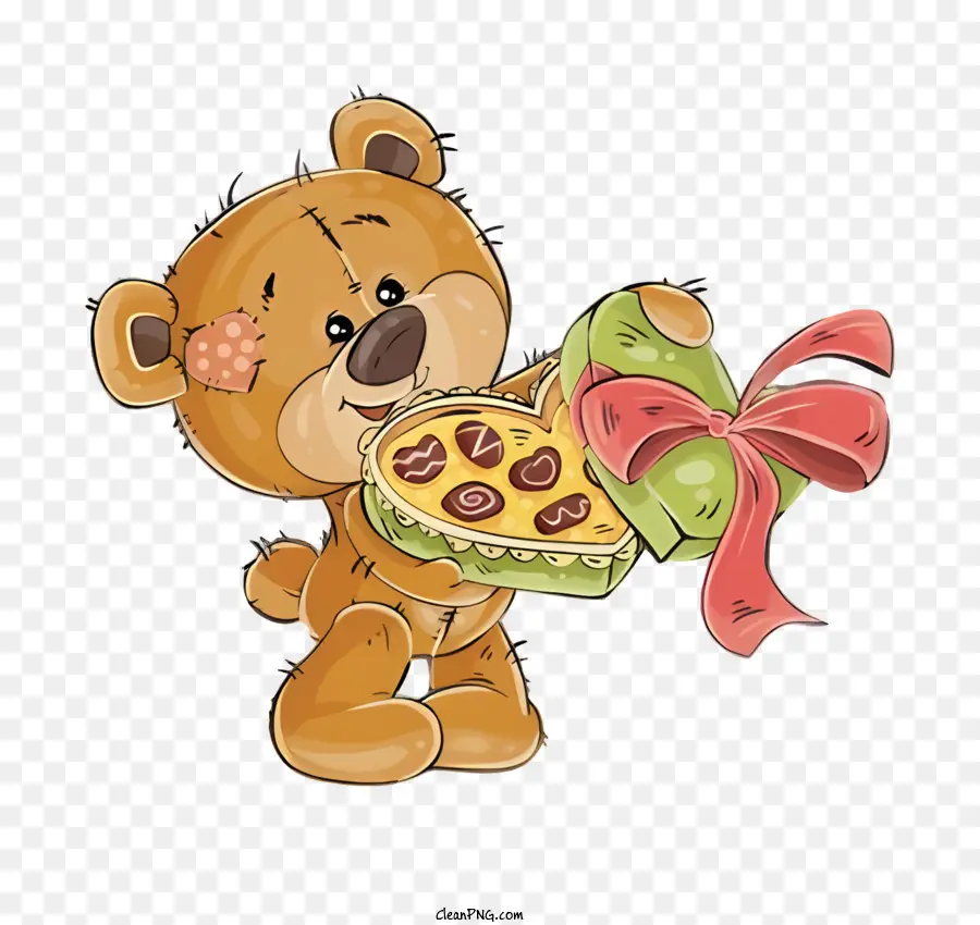 Ours De Bande Dessinée，Pizza PNG