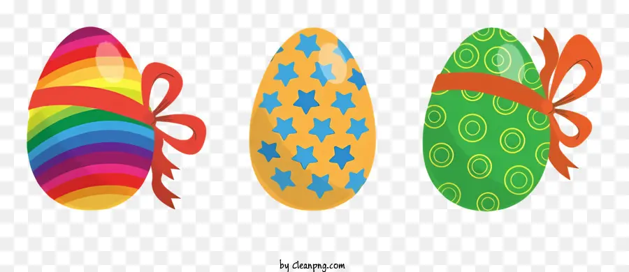 Oeufs De Pâques，Oeufs Colorés PNG