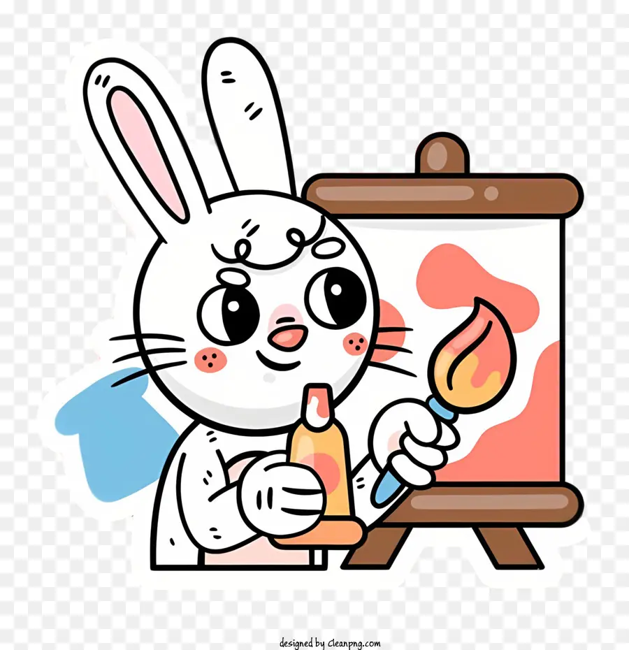 Lapin，Peinture De Lapin PNG