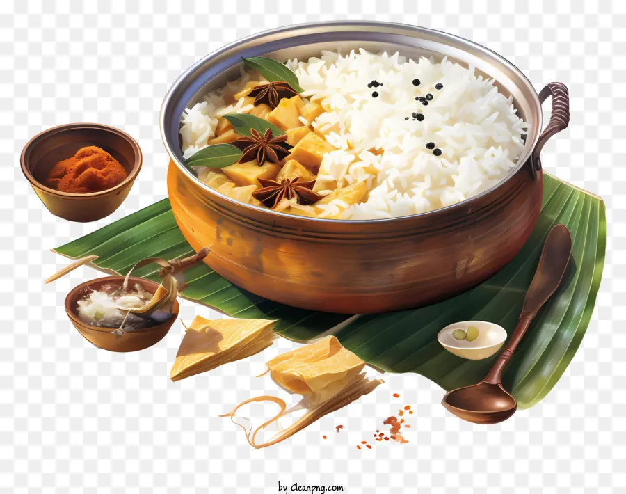 La Nourriture Indienne，Plat Indien Traditionnel PNG