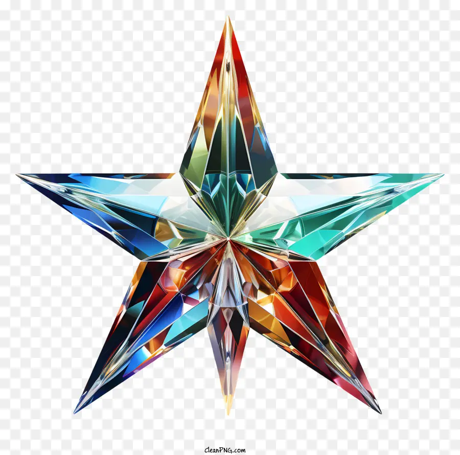étoile De Cristal，étoile Brillante PNG