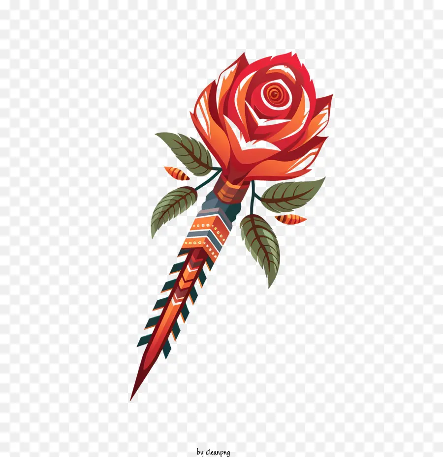 Indien Flèche，Fleur PNG