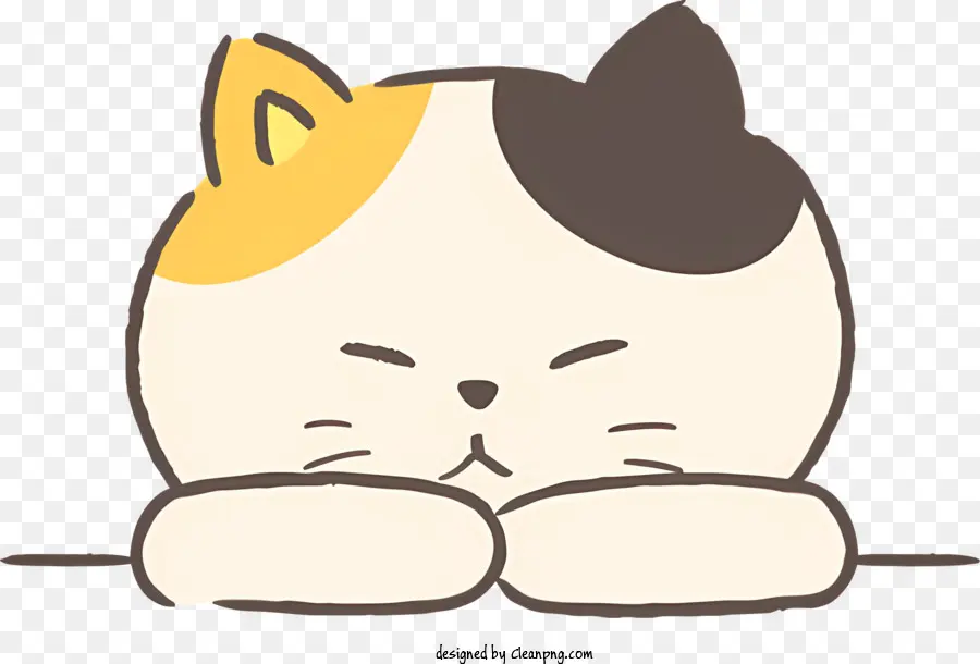 Chat De Dessin Animé，Chat Mignon PNG