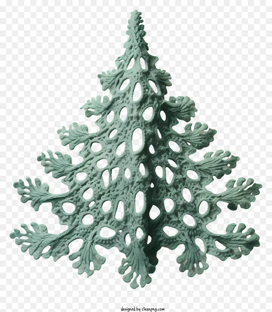 Arbre De Noël En Dentelle，Le Vert De L'arbre De Noël PNG