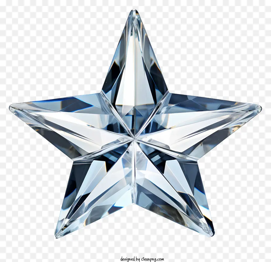 étoile De Verre，étoile Transparente PNG