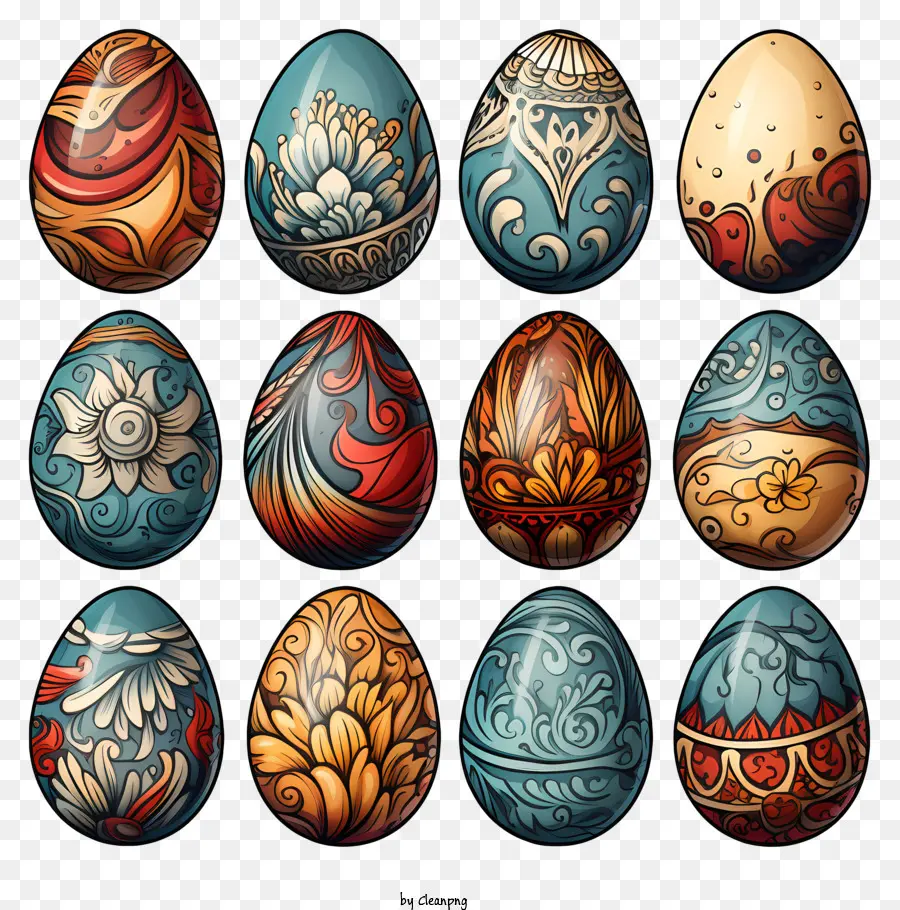 œufs Russes，Des œufs Décoratifs PNG