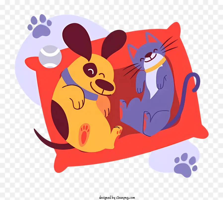 Chat Et Chien，Chien Et Chat PNG