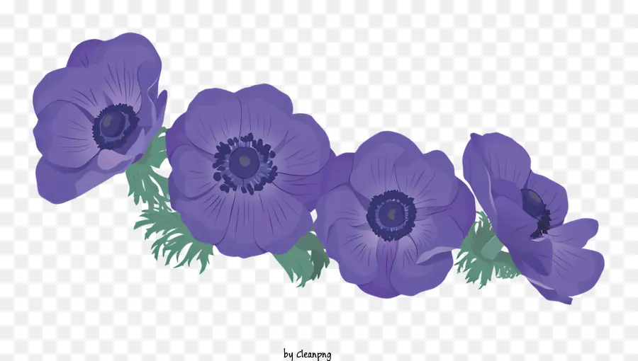 Fleurs Violettes，Fleurs PNG