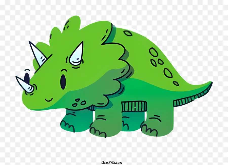 Dinosaure De Dessin Animé，Dinosaure Vert PNG