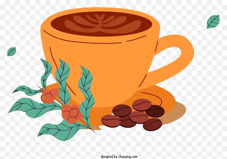 Tasse à Café，Café En Grains PNG