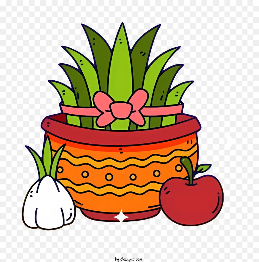 Plante En Pot，Sabzeh PNG