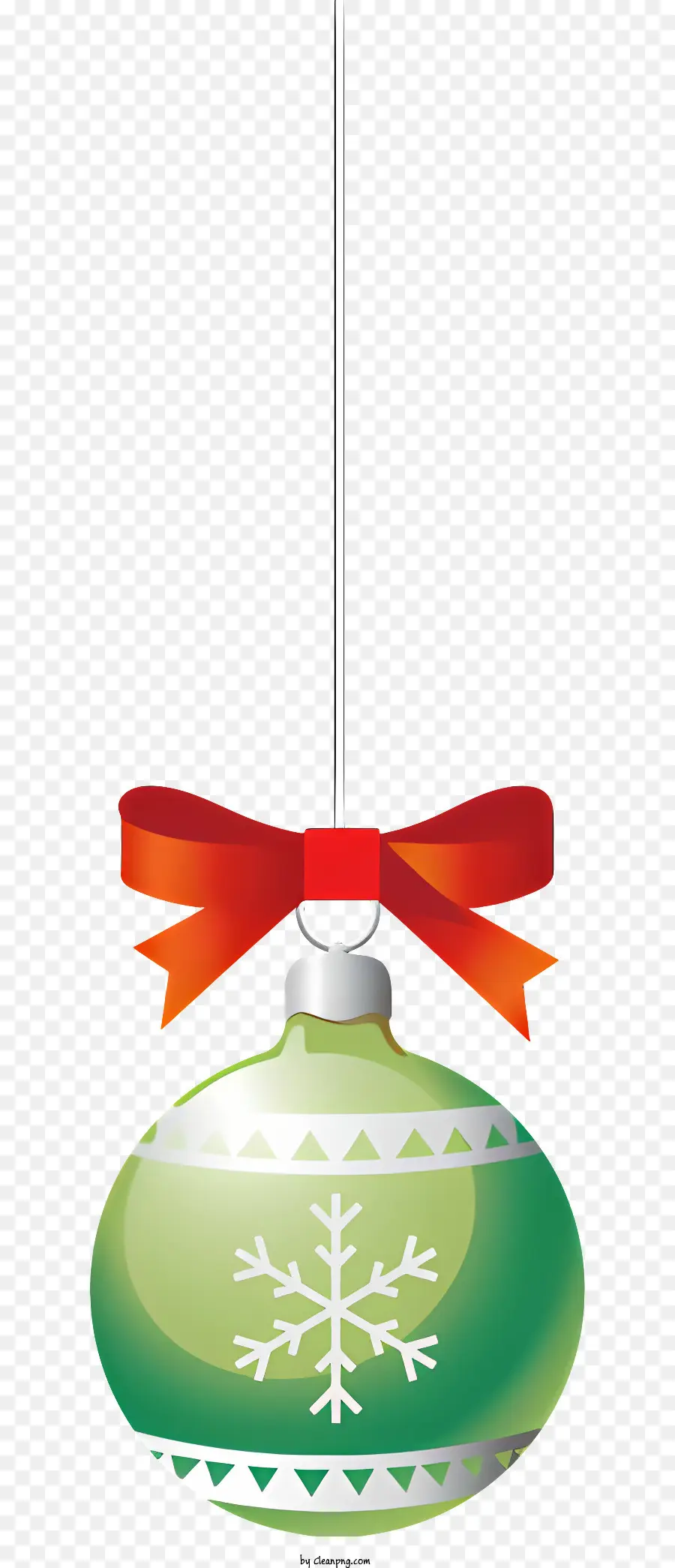 Décoration De Noël，Ornement De Noël Vert PNG